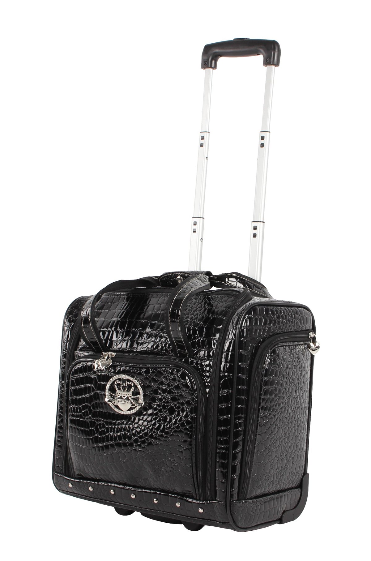 15 Inch Black PVC Underseat Luggage L296169