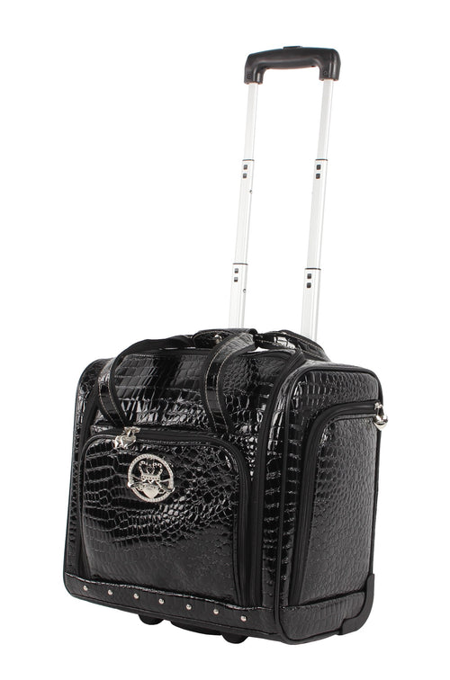 15 Inch Black PVC Underseat Luggage L296169