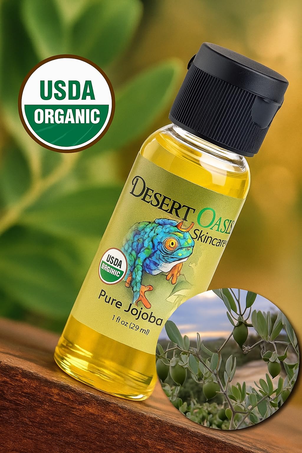 USDA Certified Organic Jojoba Oil 1 fl oz D362