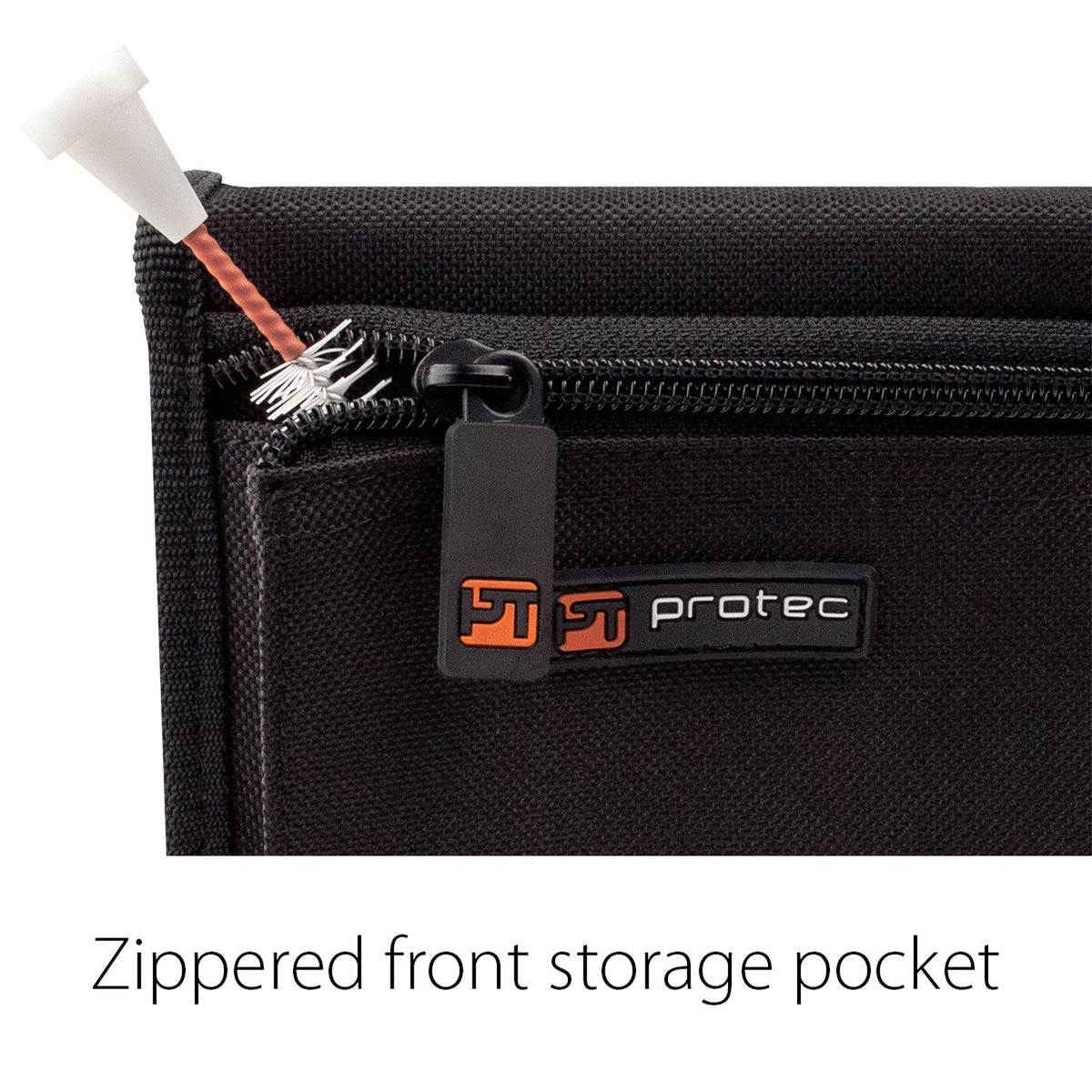 Trumpet/Small Brass 3-Piece Nylon Mouthpiece Pouch with Zipper Closure P390