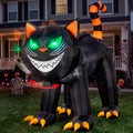 7 ft Black Cat Inflatable with LED Lights Z4926