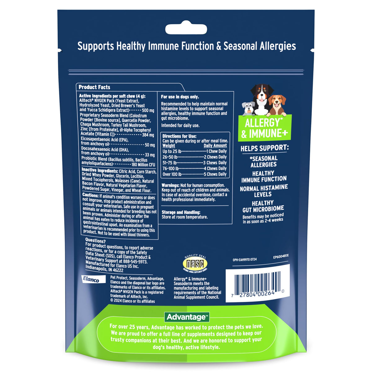K9 Advantix II Small Dog 2-Mo Supply 60 Count P4790