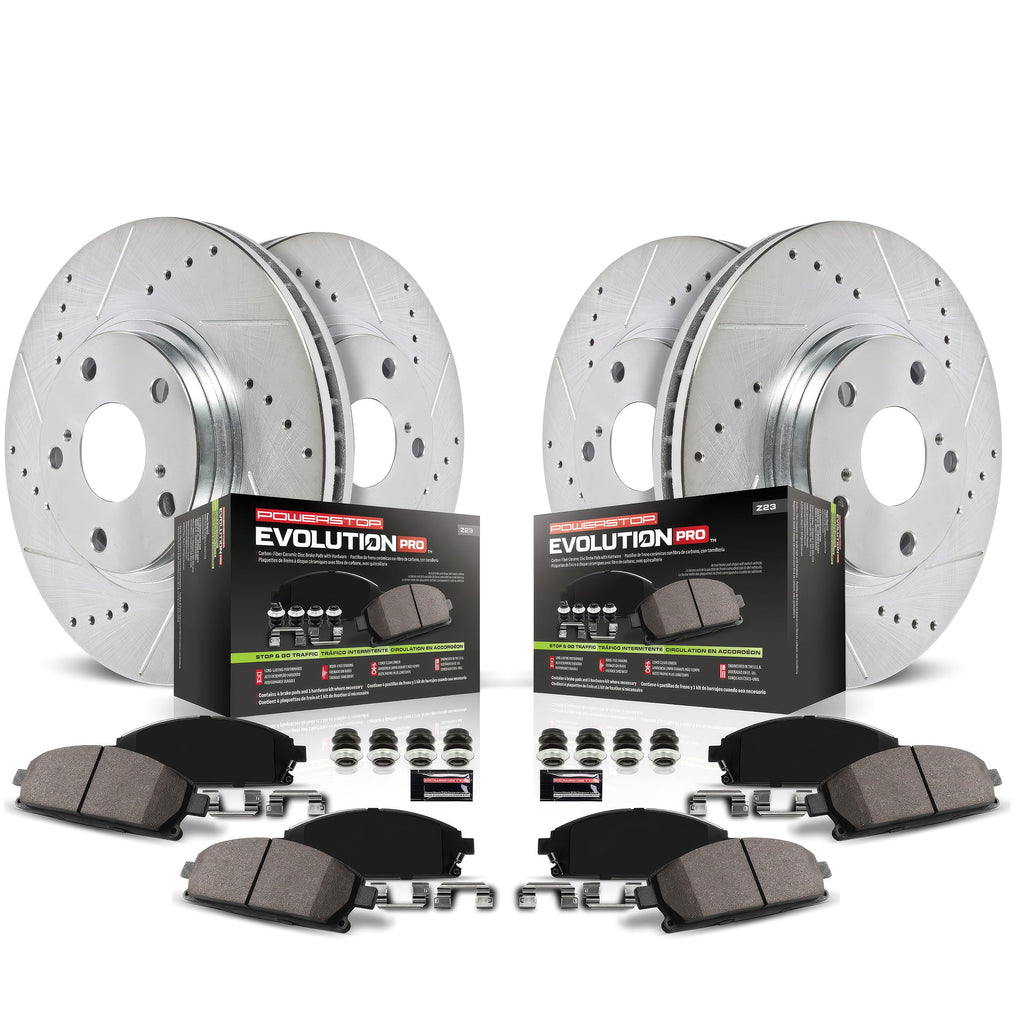 Brake Pad & Rotor Kit Front & Rear K818