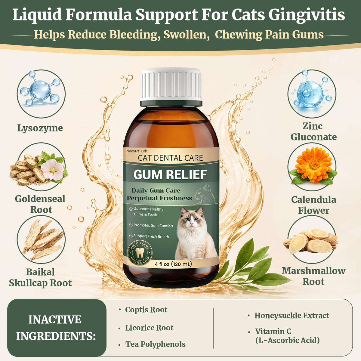 Cat Dental Care Gingivitis Treatment H26246