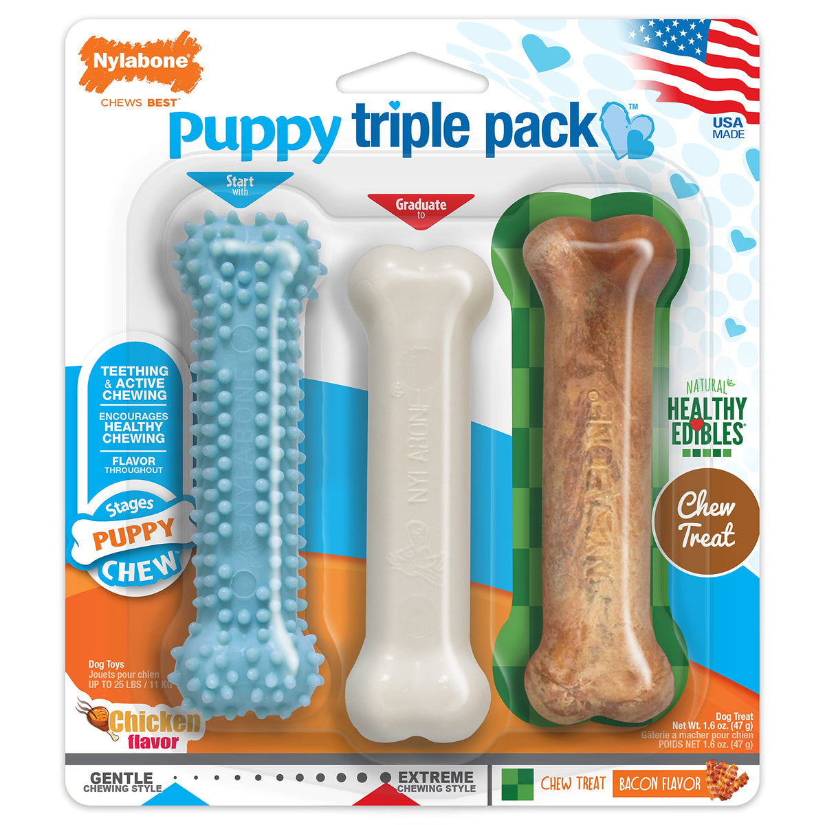 Puppy Teething Toys 3 Pack Y227832