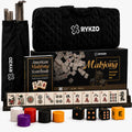 166 Engraved Melamine Mahjong Set with Travel Bag U66970