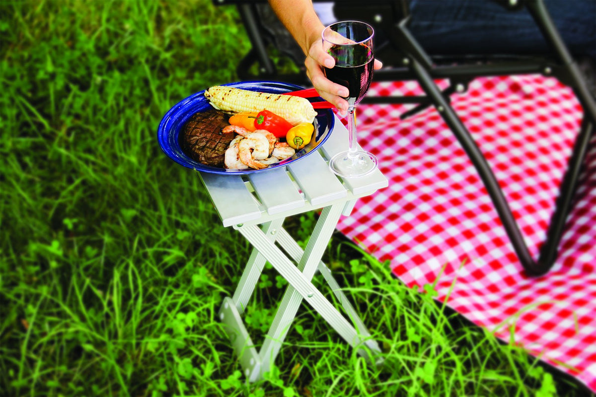 Aluminum Fold-Away Outdoor Side Table S151695