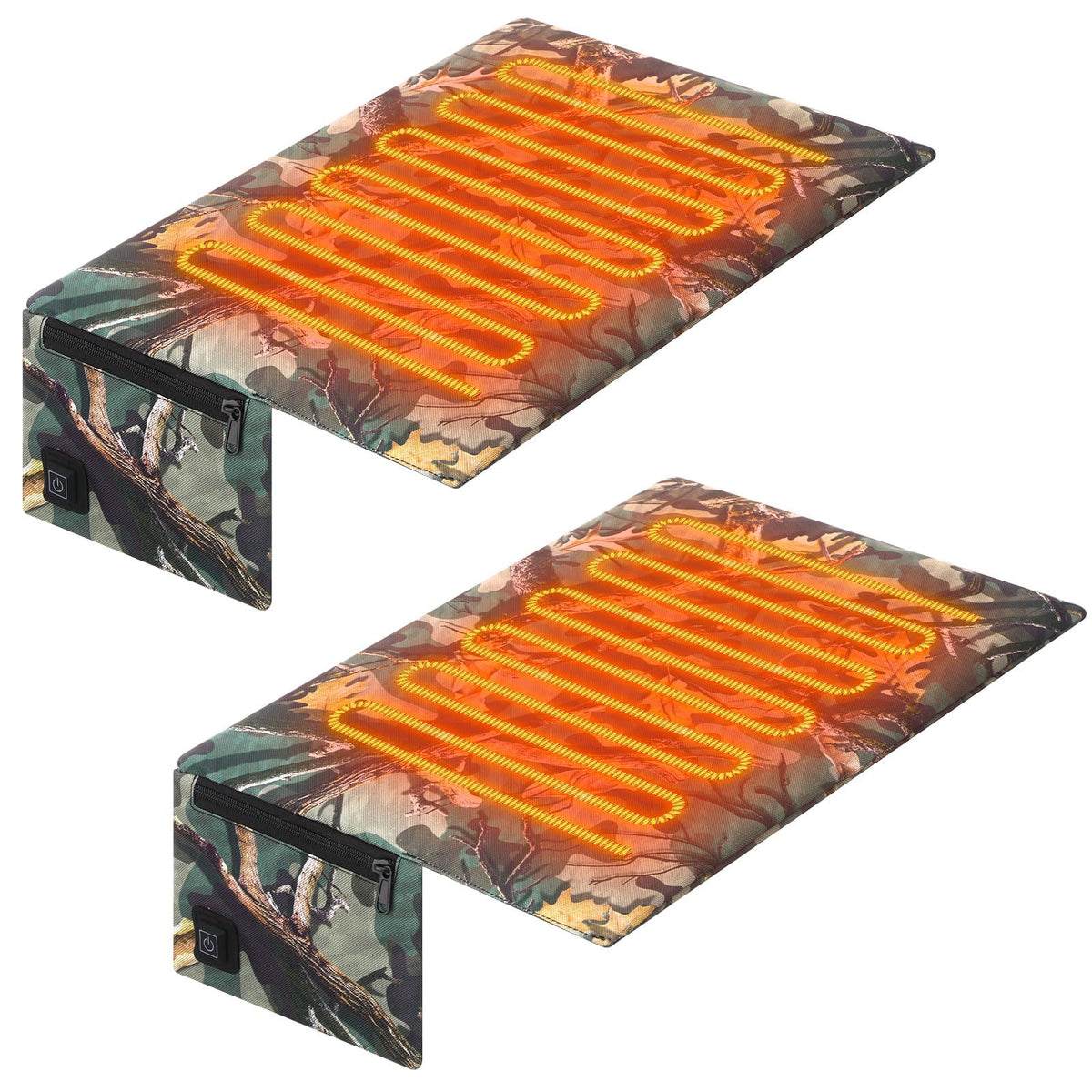 2 Pcs Heated Hunting Seat Cushion Pad A4954