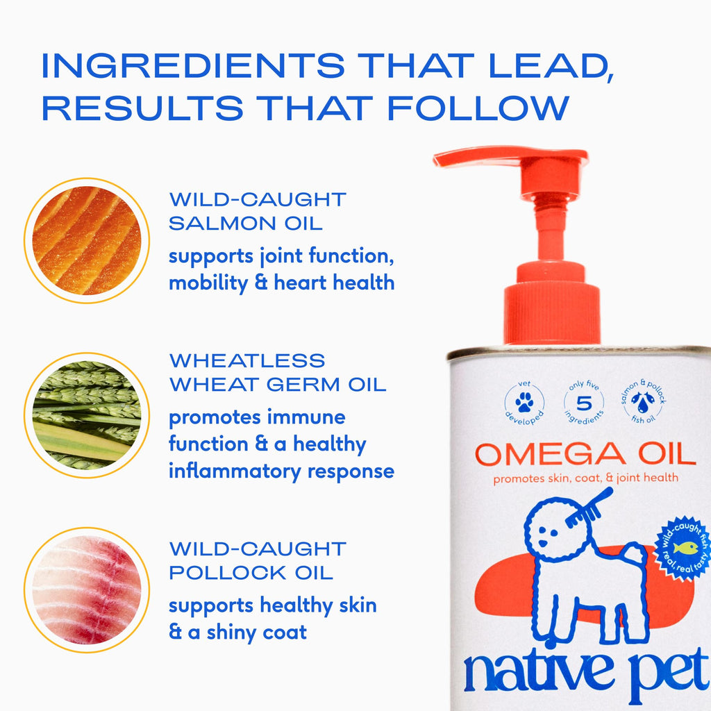 Omega 3 Fish Oil for Dogs & Cats 8oz D981244
