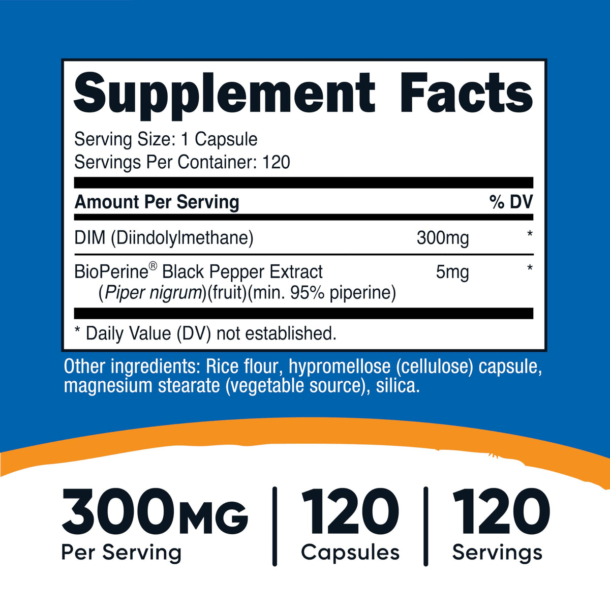 300mg 120 Vegetarian Capsules A821764