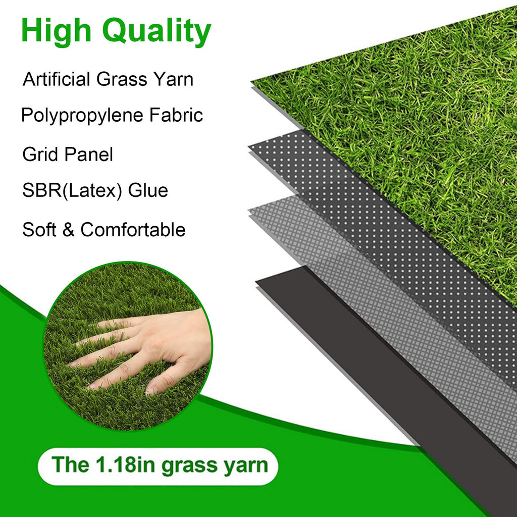 20x25 inches Artificial Grass Pad with Drainage Holes O101