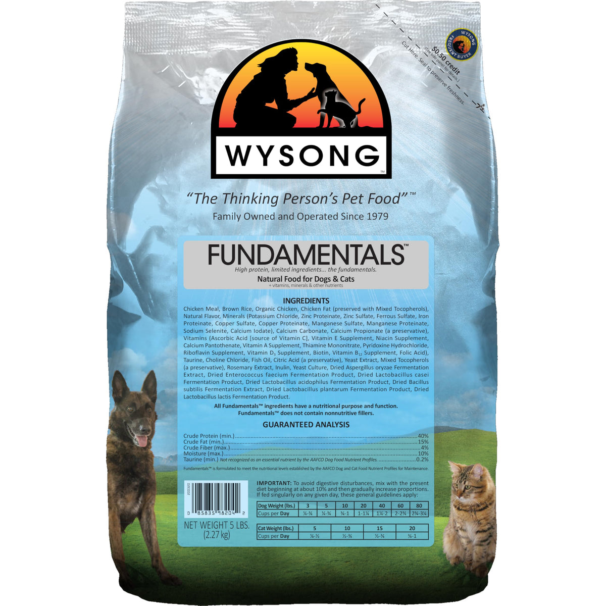Dry Dog/Cat Food, 5 lb F4679