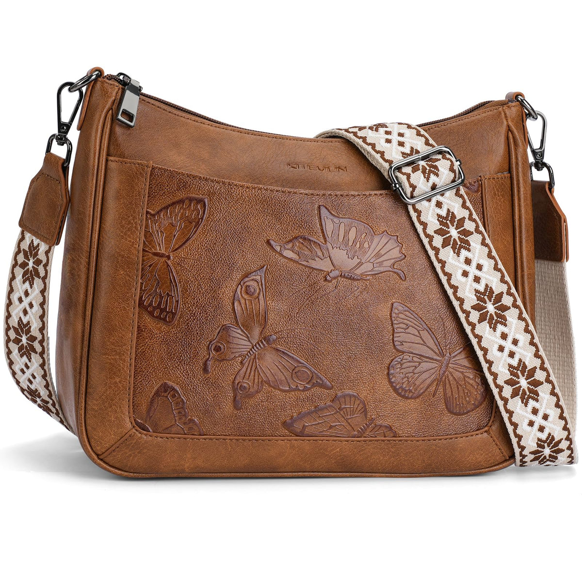 Vegan Leather Crossbody Bag A115