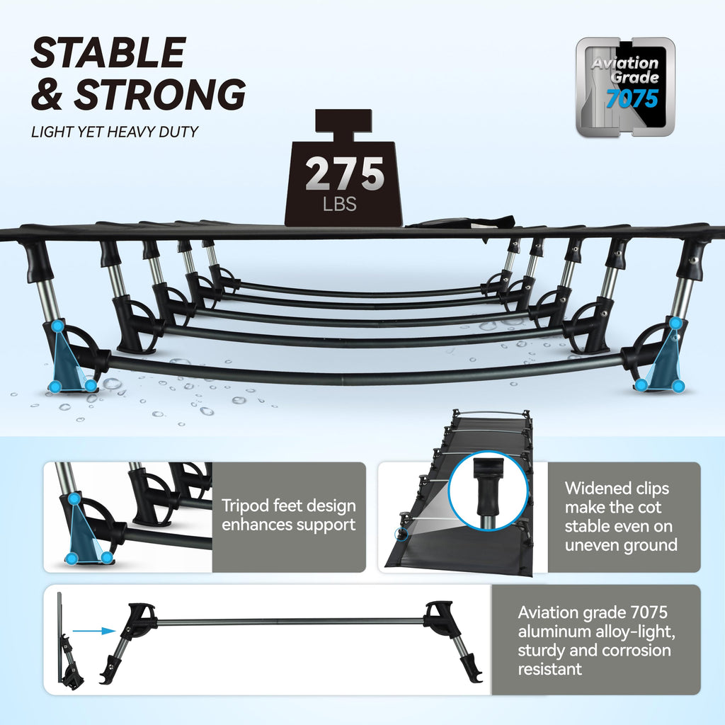 Ultralight Folding Camping Cot Bed K982