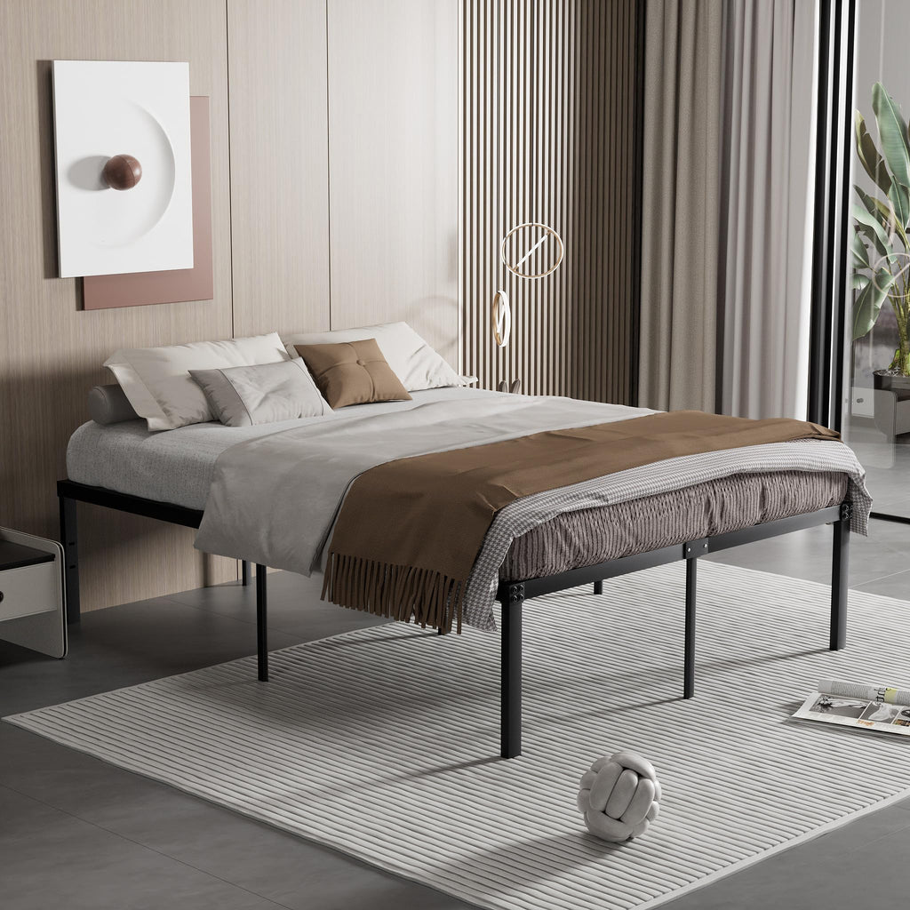 Queen Size Metal Platform Bed Frame N311376