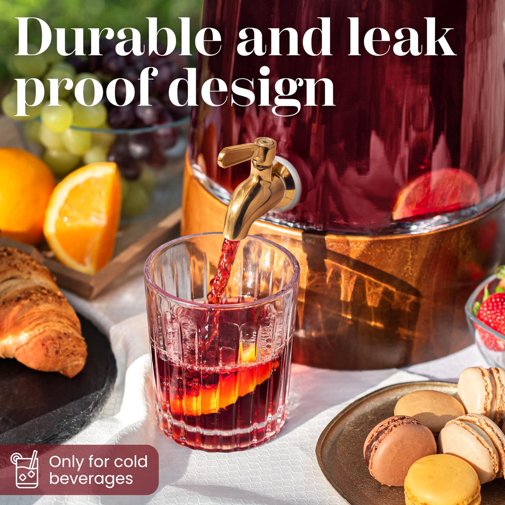 Glass Drink Dispenser with Spigot O221