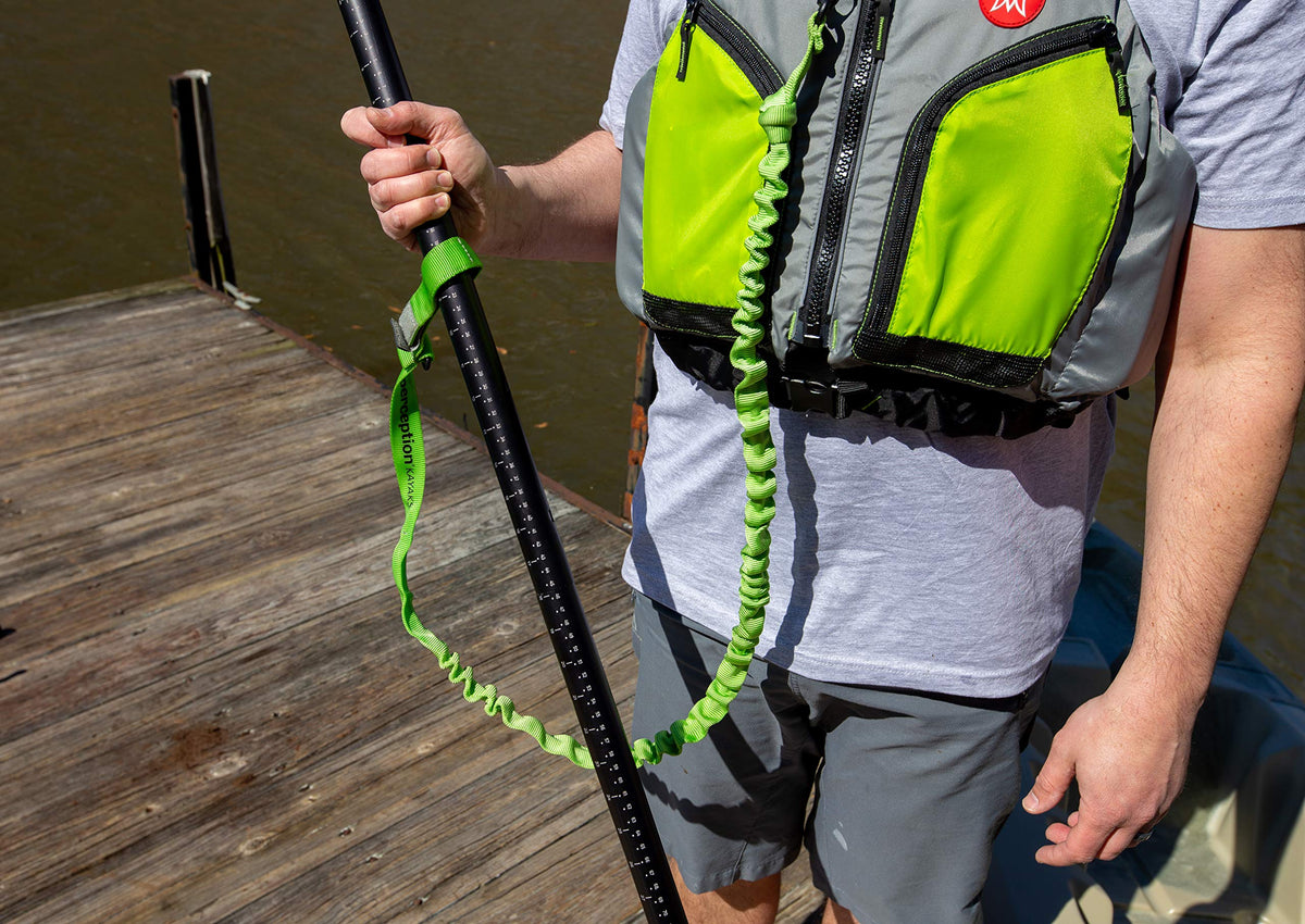 Paddle & Rod Leash Green One Size J590375