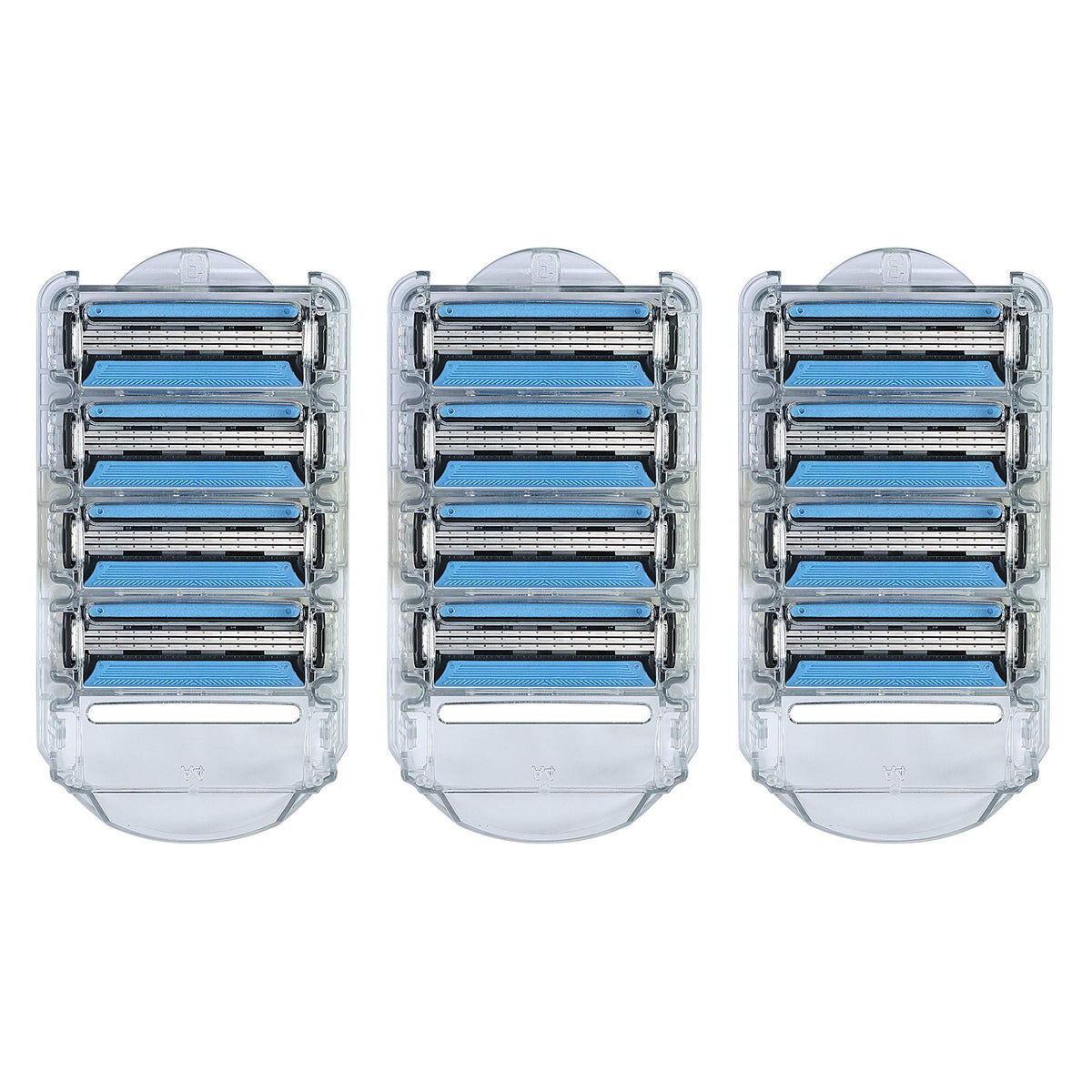 3-Blade Razor Refills with Dual Lubrication, 12 Cartridges C150508