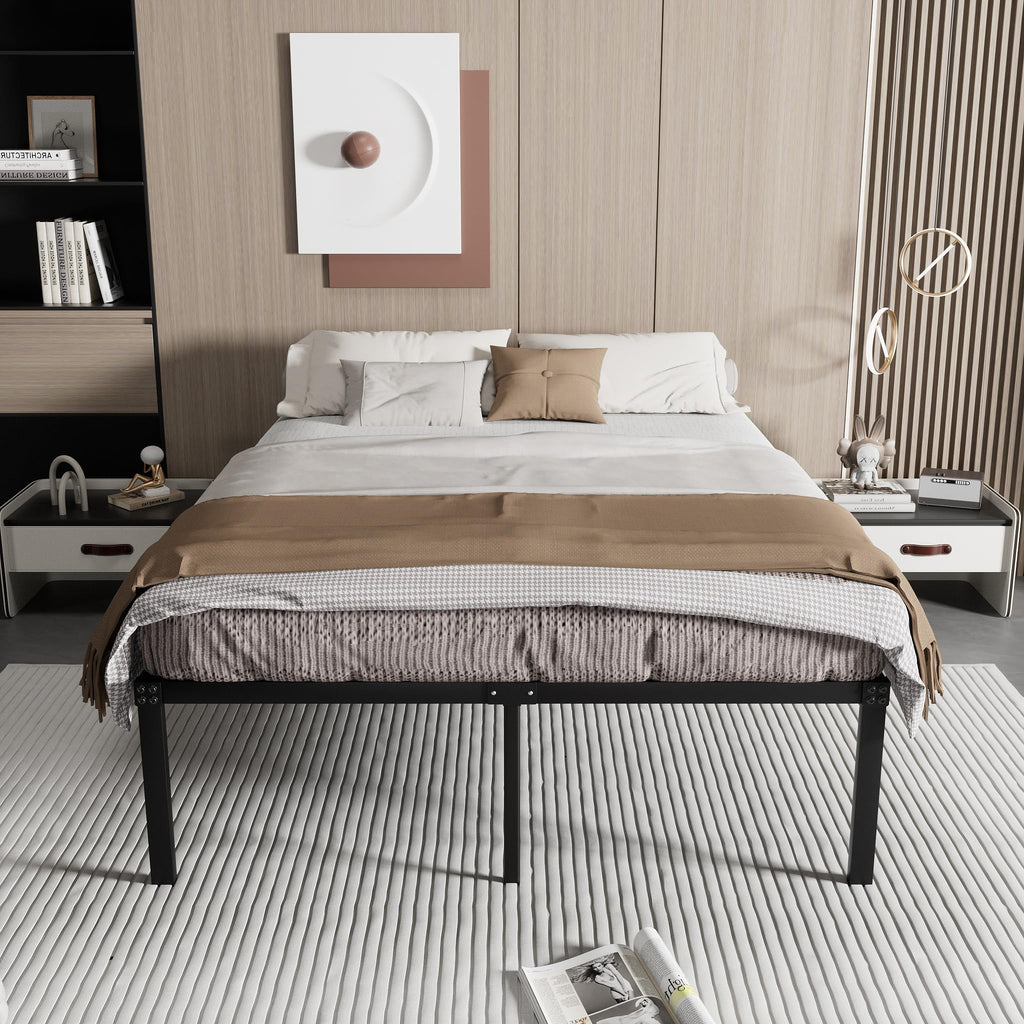 Queen Size Metal Platform Bed Frame N311376