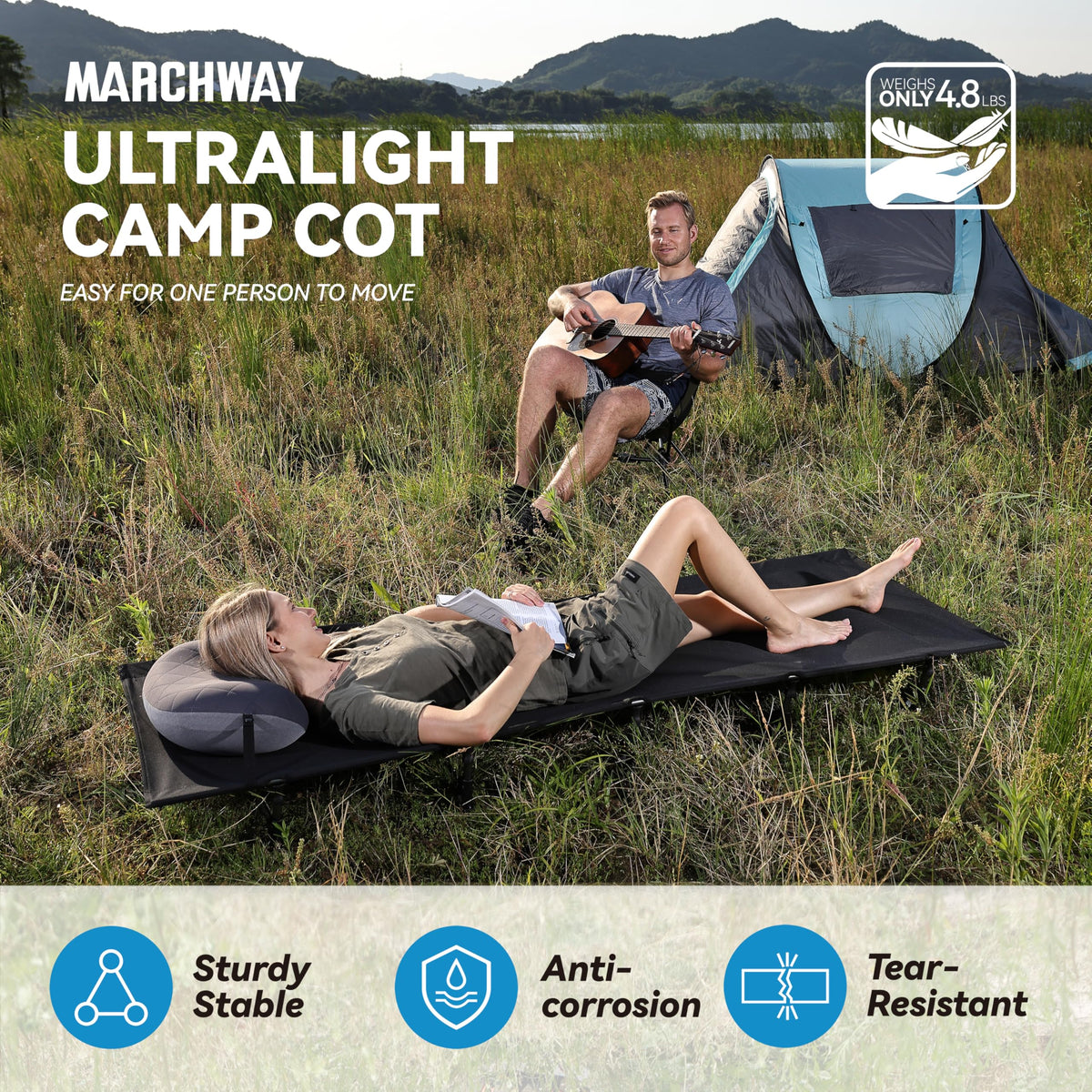 Ultralight Folding Camping Cot Bed K982